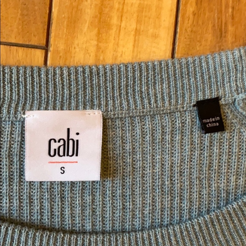 CAbi sea foam green sweater - Picture 4 of 6